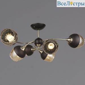 Люстра на штанге Reluce 04250-0.3-06 BK+AB