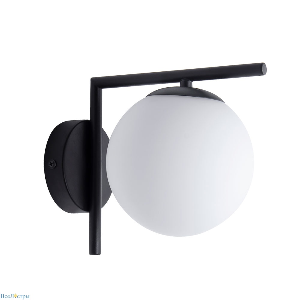 бра arte lamp bolla-unica a1924ap-1bk