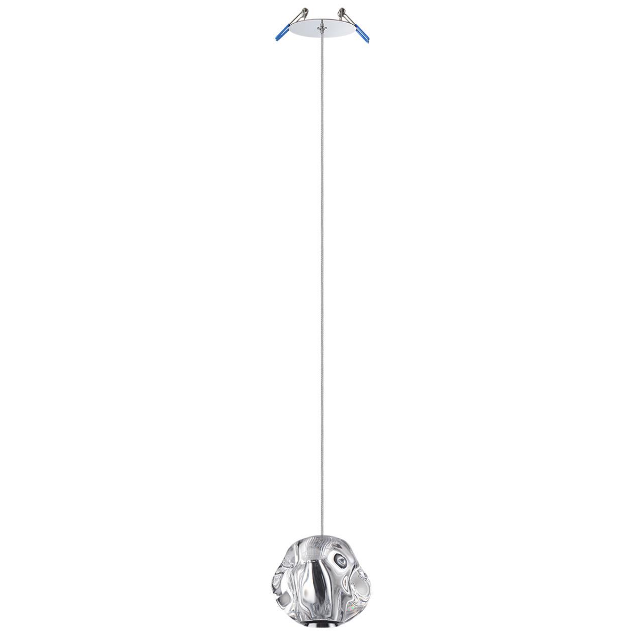 подвесной светодиодный светильник odeon light l-vision jemstone 5084/5l