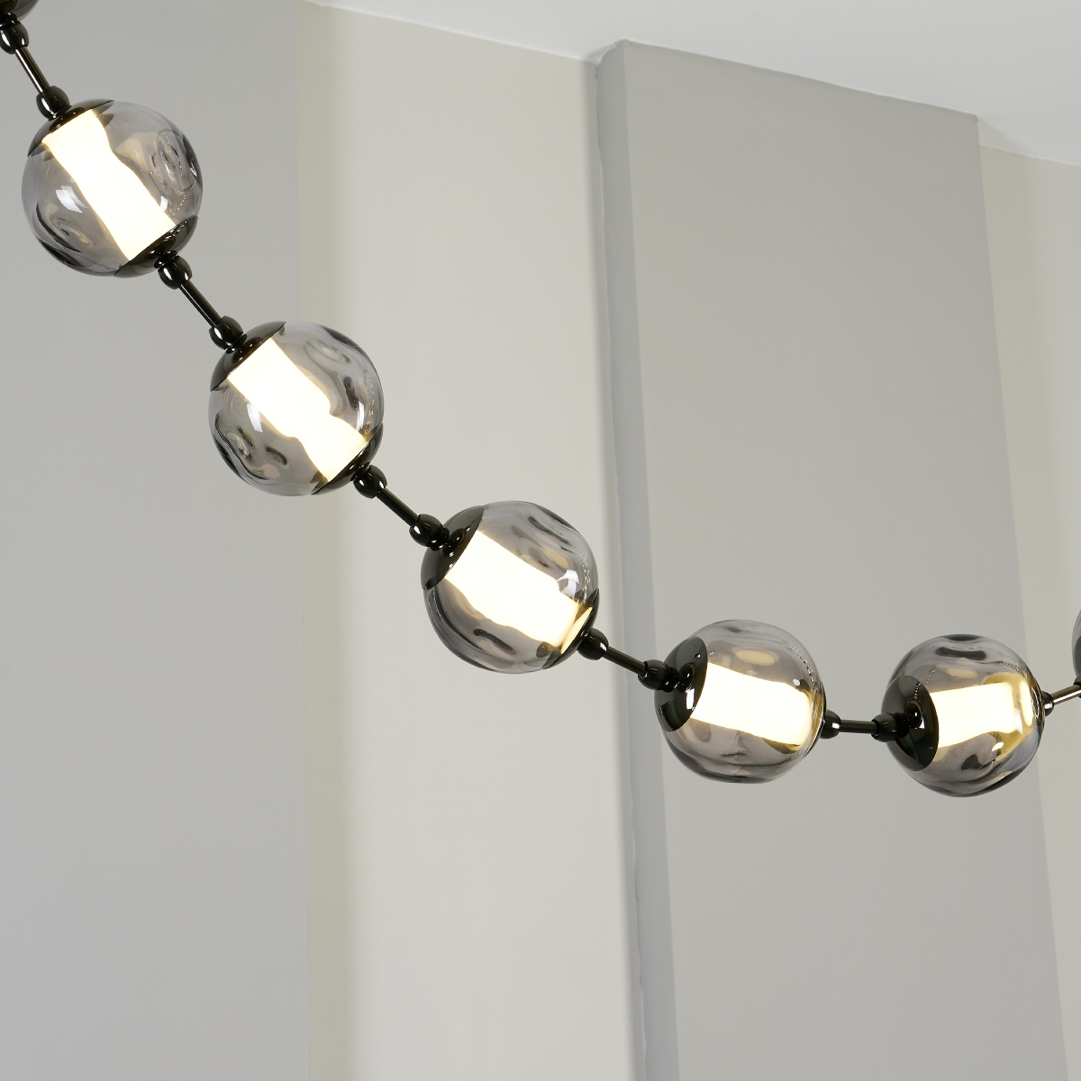 подвесной светильник delight collection od2437a-16 pearl black/smoke