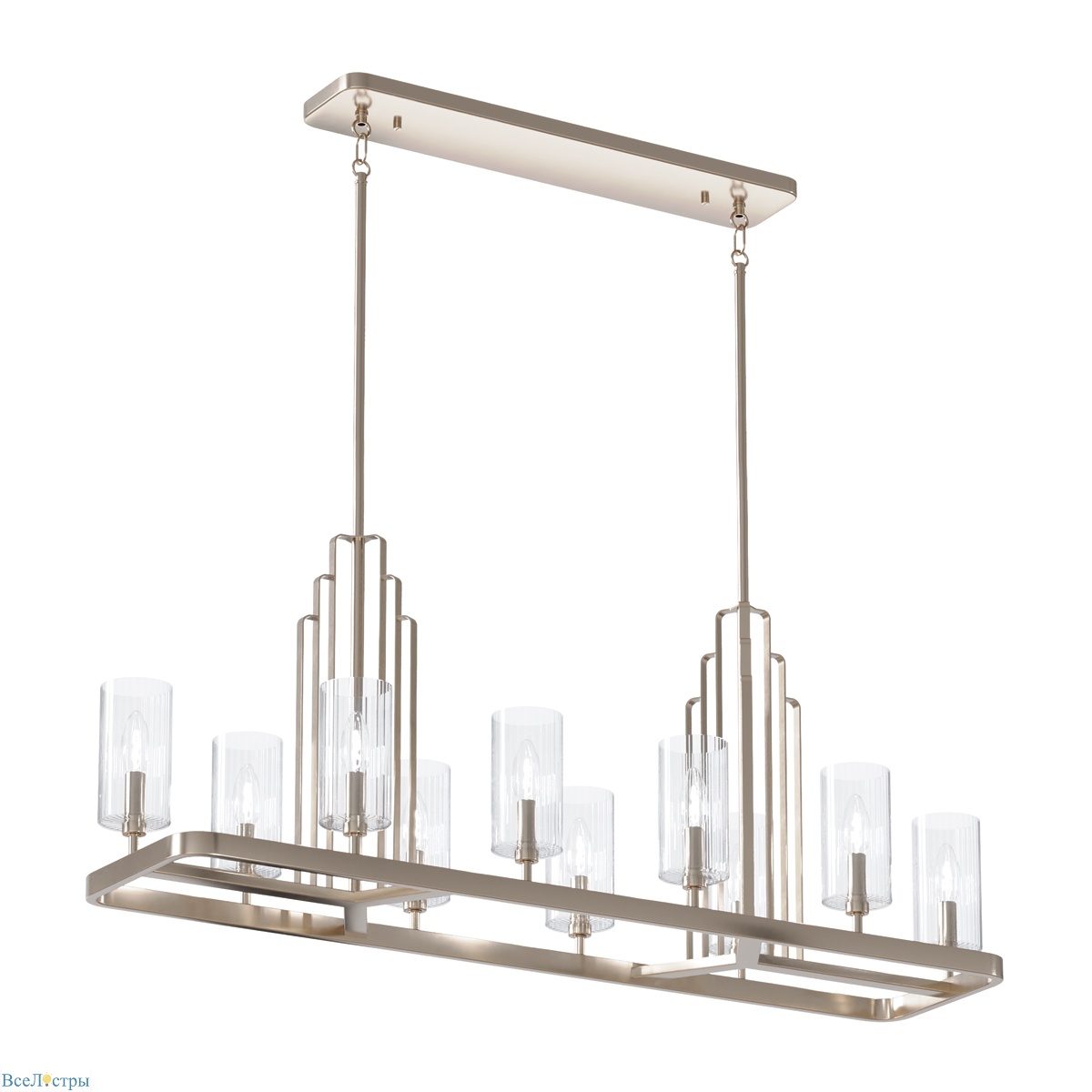 подвесная люстра kichler kimrose qn-kimrose10-pn