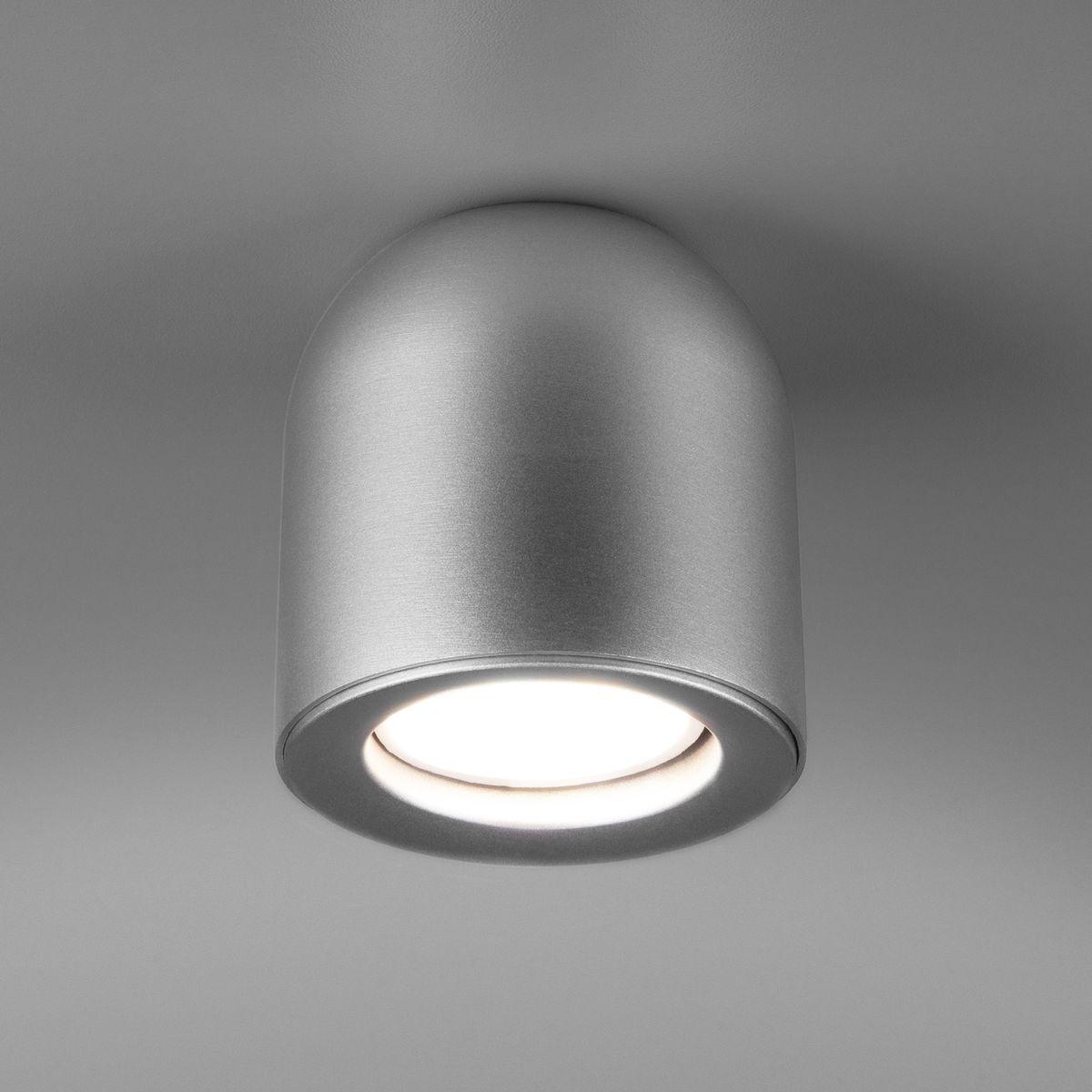 потолочный светильник elektrostandard ogma dln116 gu10 серебро 4690389153341
