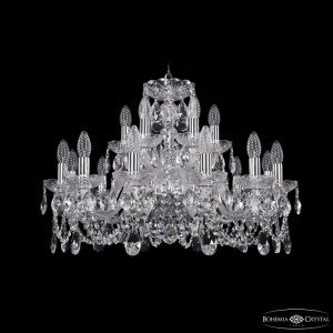 Подвесная люстра Bohemia Ivele Crystal 1402/12+6/240 Ni