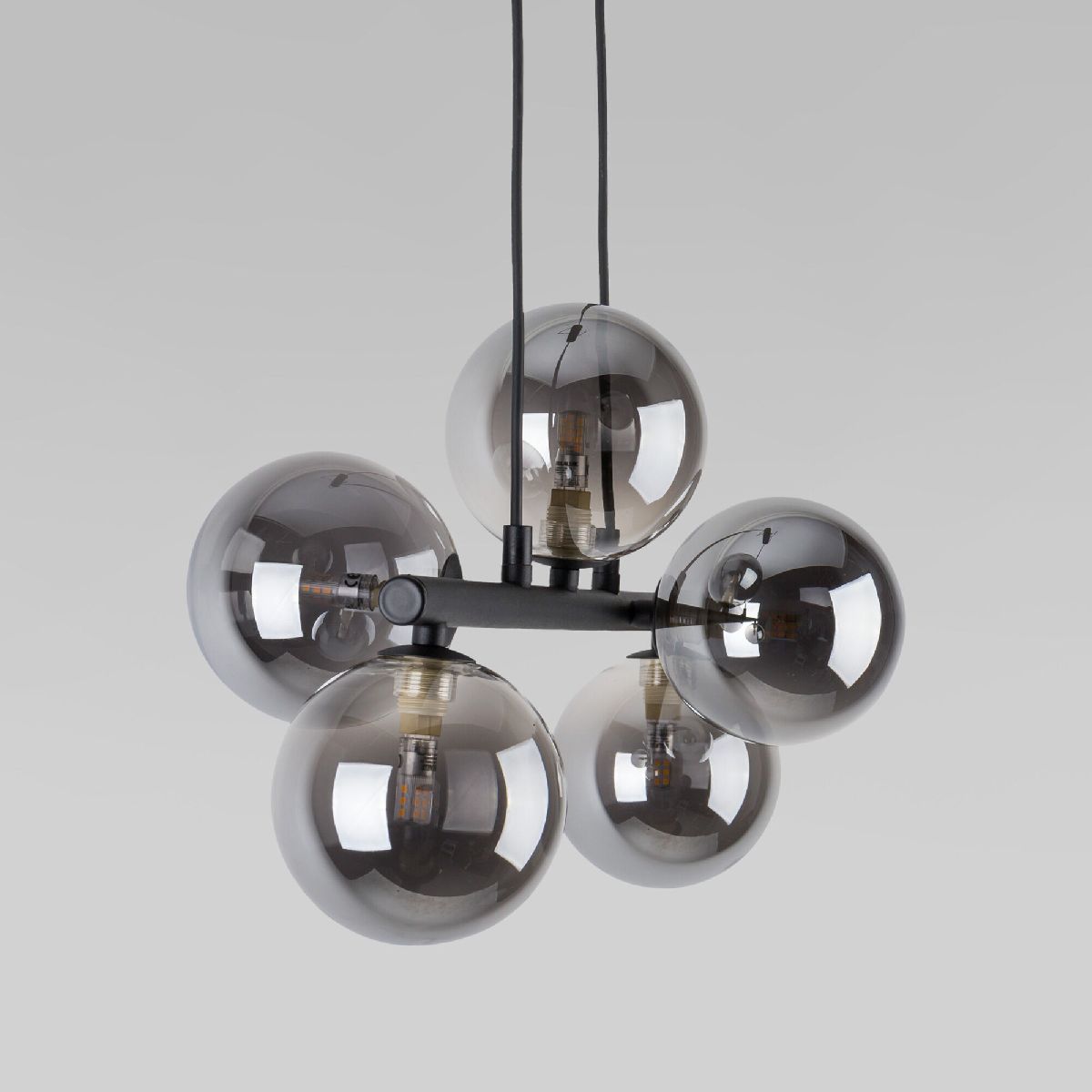 подвесная люстра tk lighting 6707 estera black a065199