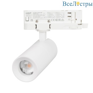Трековый трехфазный светильник Arlight LGD-ARTEMIS-TRACK-4TR-R55-12W Warm2700 (WH, 8-80 deg, 230V) (IP20 Металл) 062275