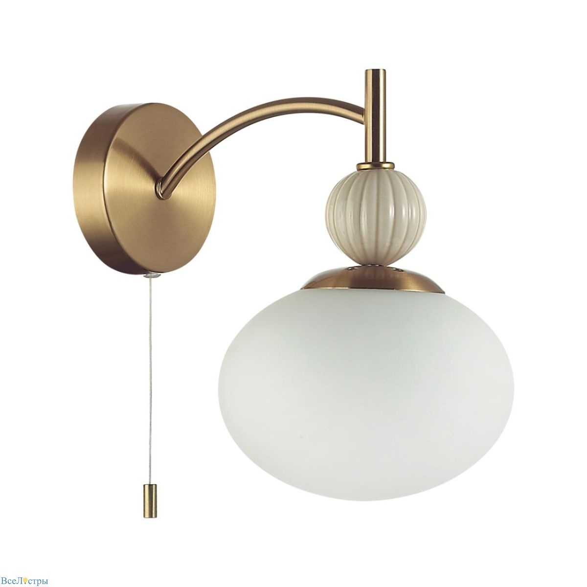 бра lumion neoclassi gloriya 8272/1w