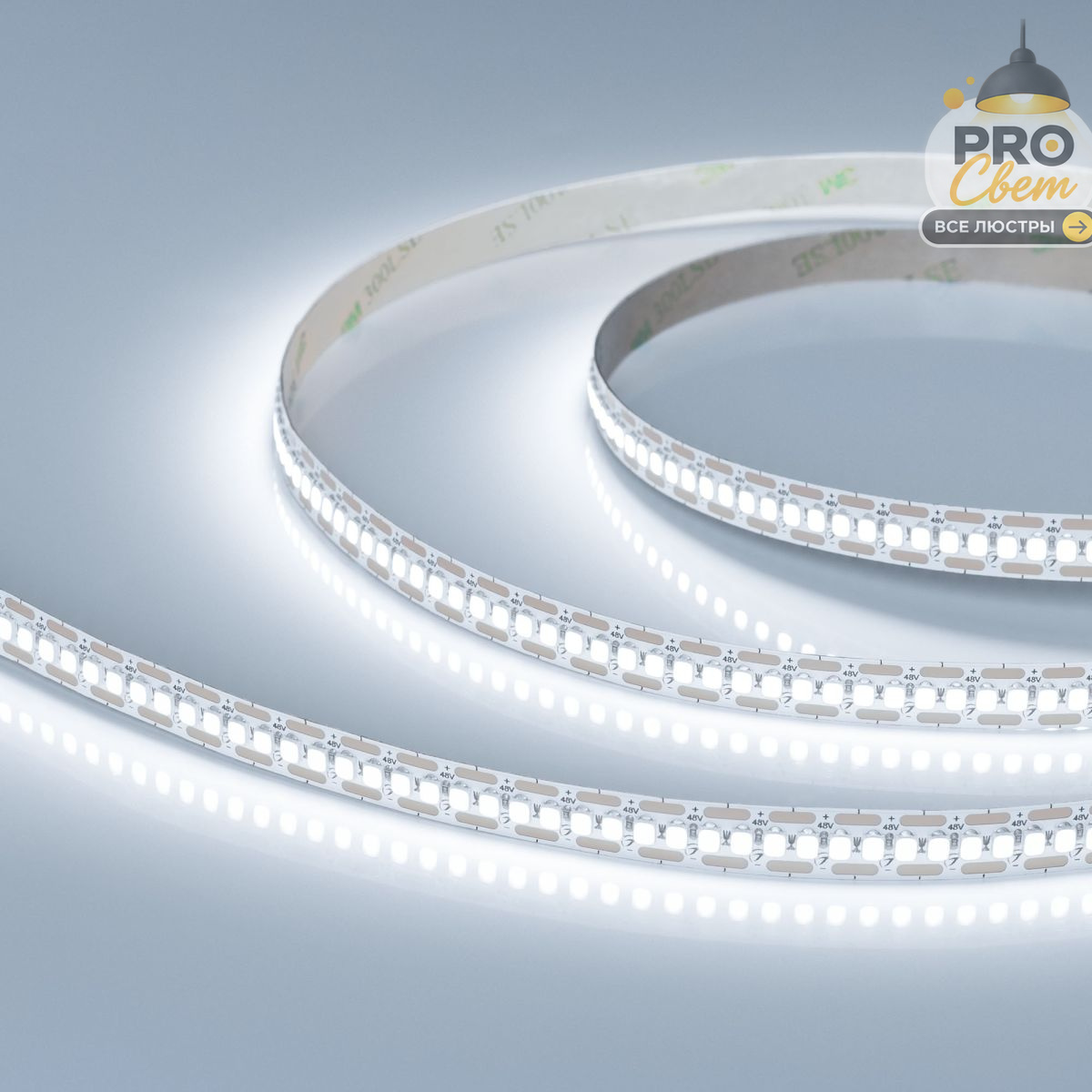 светодиодная лента arlight ul-a240-10mm 48v white6000-cx2 (23 w/m, ip20, 10m) 063807