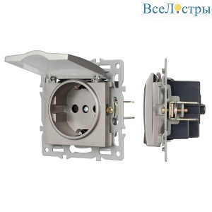 Механизм розетки влагозащищенный Arlight SCT-MCP-PL-GR (250V, 16A) 043747