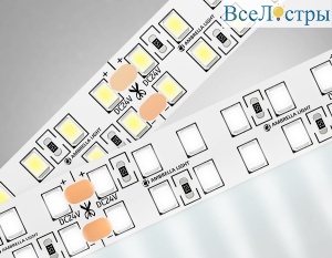 Светодиодная лента двухрядная Ambrella Light LED Strip 24В 2835 24Вт/м 4500K 5м IP20 GS3702