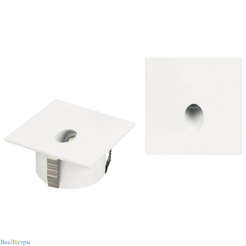 светильник для ступеней arlight lt-gap-s70x70-3w warm3000 025738