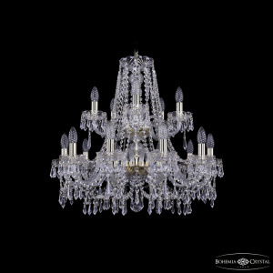 Подвесная люстра Bohemia Ivele Crystal 1403/10+5/240/2d G