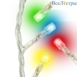 Светодиодная гирлянда (UL-00002270) Uniel бахрома 230V разноцветный ULD-B3010-200/DTA Multi IP20