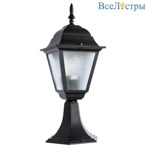 Наземный низкий светильник Arte Lamp Bremen A1014FN-1BK