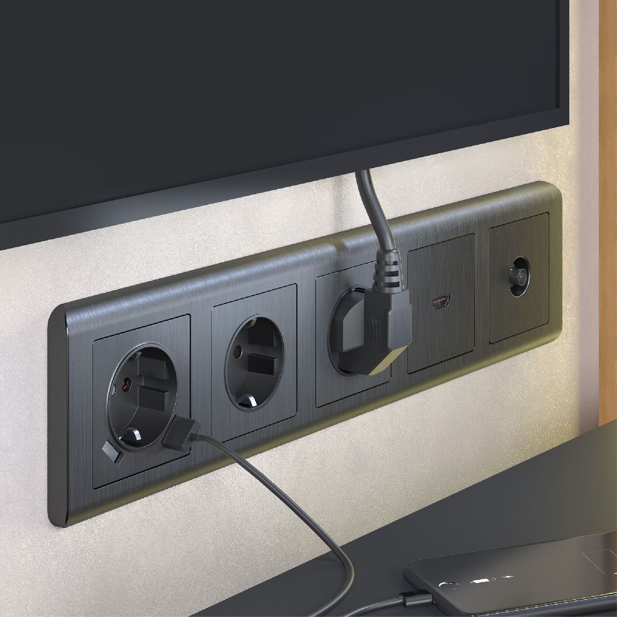 накладка для розетки hdmi werkel 4690389158728 w1196004 a050744