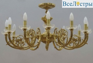 Подвесная люстра 972/12 PL FRENCH GOLD