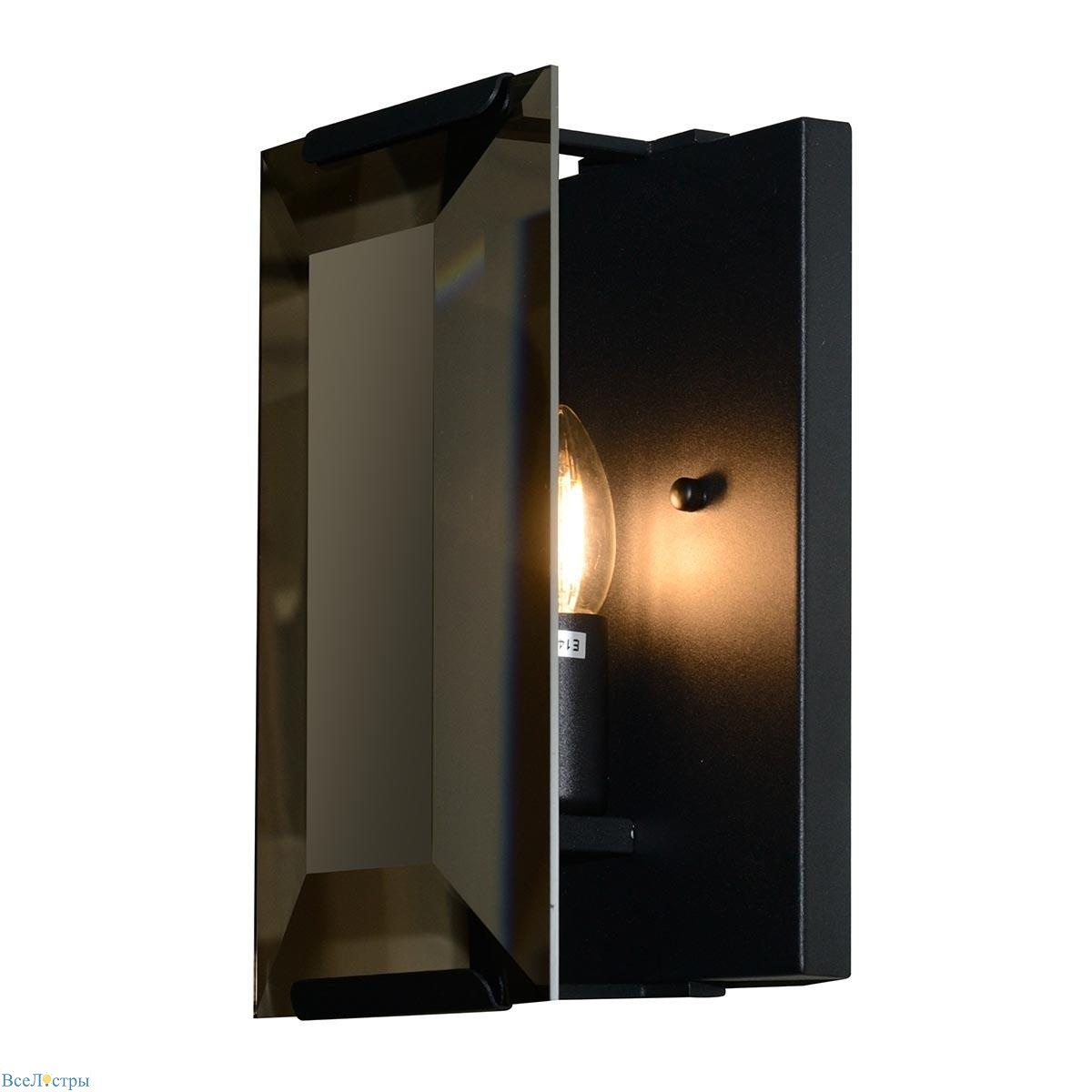настенный светильник ilamp panorama 10090/1w bk