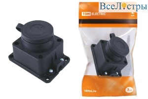 Розетка настенная с заглушкой TDM Electric SQ0612-0003