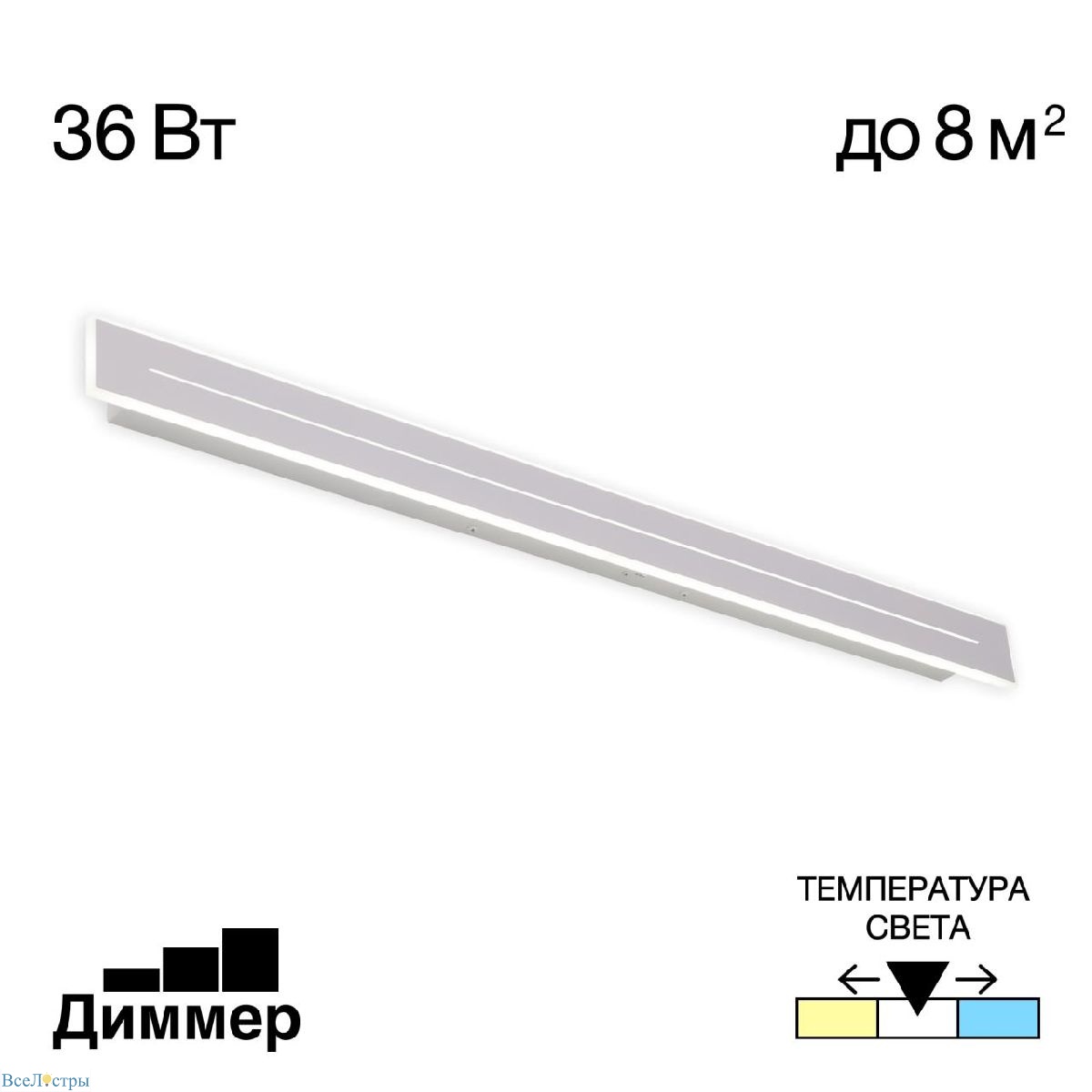 настенно-потолочный светильник citilux тринити cl238690