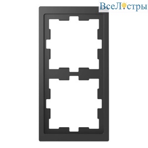 Рамка 2-постовая Schneider Electric Merten D-Life MTN4020-6534