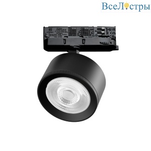 Трековый трехфазный светильник Quattro LED 60G с адаптером Lightstar Alta Pro A5547QT60G