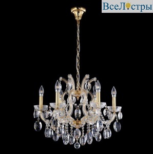 Подвесная люстра Crystal Lux Hollywood SP6 Gold