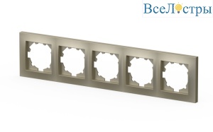 Рамка пятиместная ELBI Vega 510-011400-250
