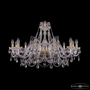 Подвесная люстра Bohemia Ivele Crystal 1411/12/360 G