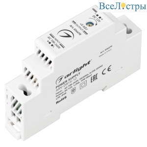 Блок питания Arlight ARV-DR15-12 (12V, 1.25A, 15W) 034670