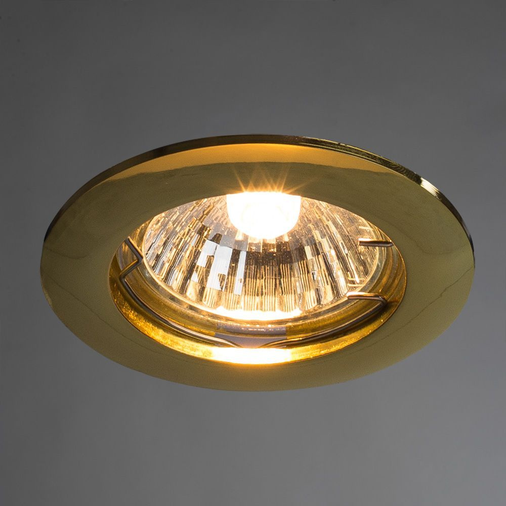 встраиваемый светильник arte lamp basic a2103pl-1go
