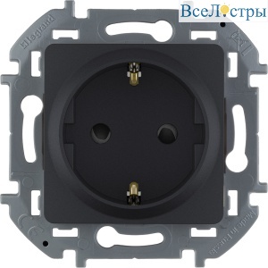 Розетка с/з со шторками Legrand Inspiria 673733