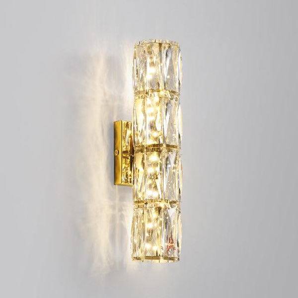 настенный светильник delight collection wall lamp a06w/4 gold/clear