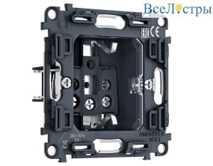 Механизм электрической розетки 16A-250V с/з на винтовых зажимах QUANT PRO Ambrella Volt PR141