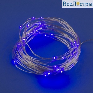 Гирлянда Uniel ULD-S0200-020/SСB/2AA PURPLE IP20 DEW UL-00010897