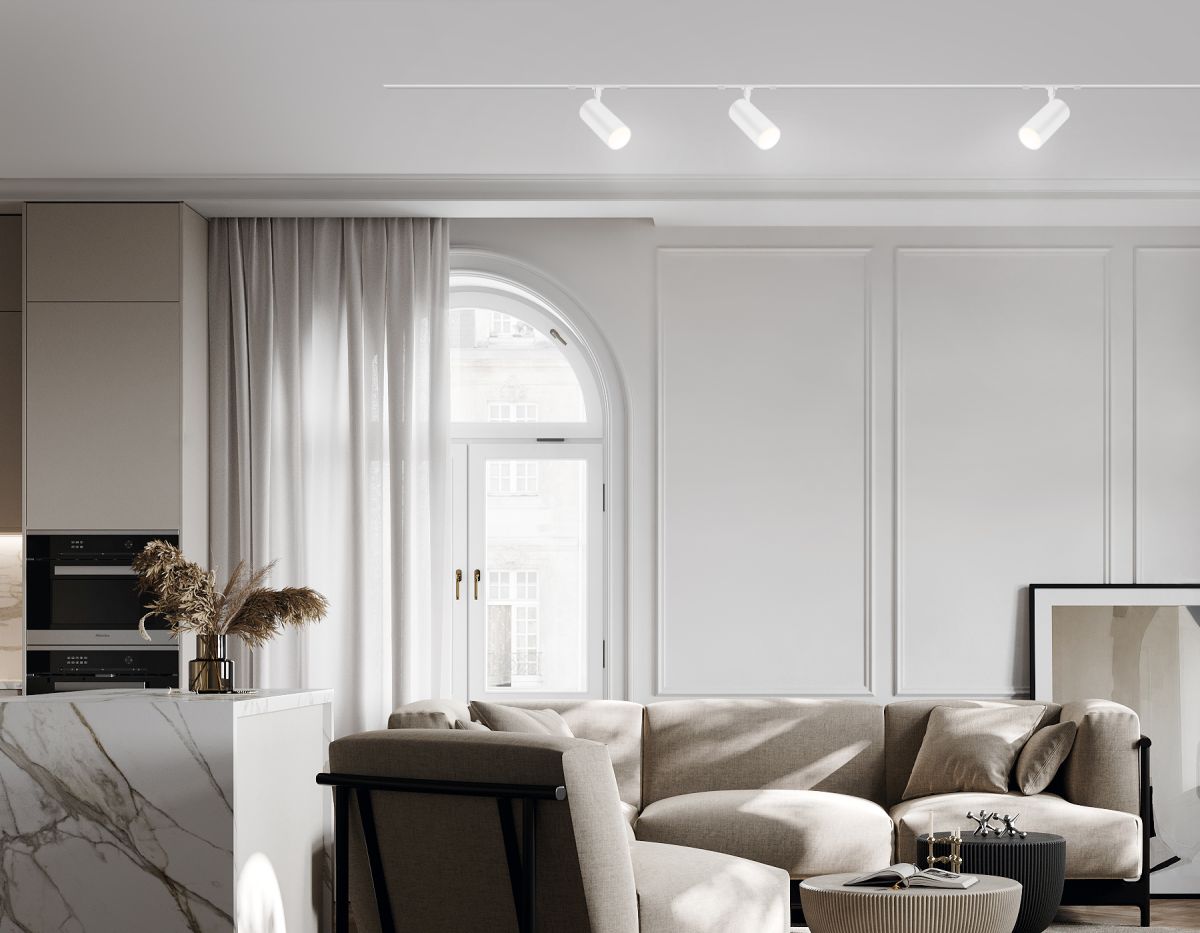 трековый магнитный светильник с переключателем цв. темп. ambrella light gl2309