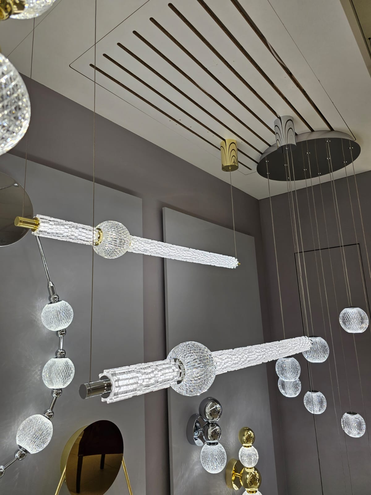 подвесной светильник odeon light crystal 5008/28l