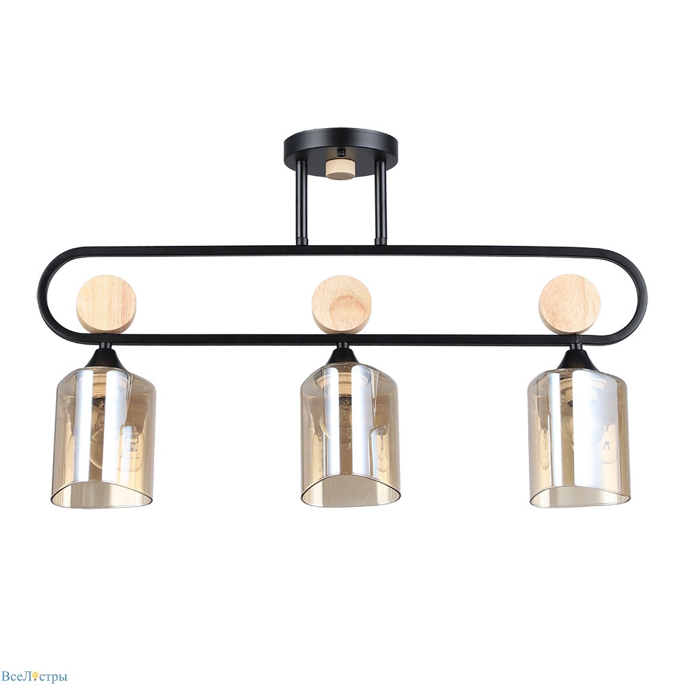 потолочная люстра arte lamp glamore a5076pl-3bk