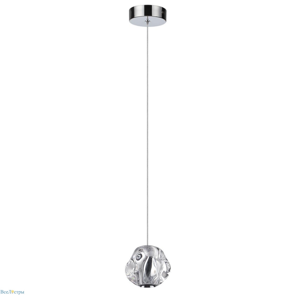 подвесной светодиодный светильник odeon light l-vision jemstone 5084/5l