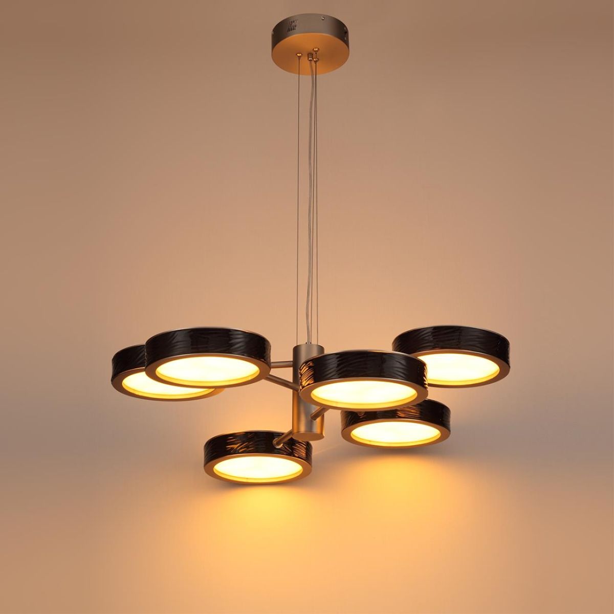 подвесная люстра odeon light l-vision rivera 5451/99lb