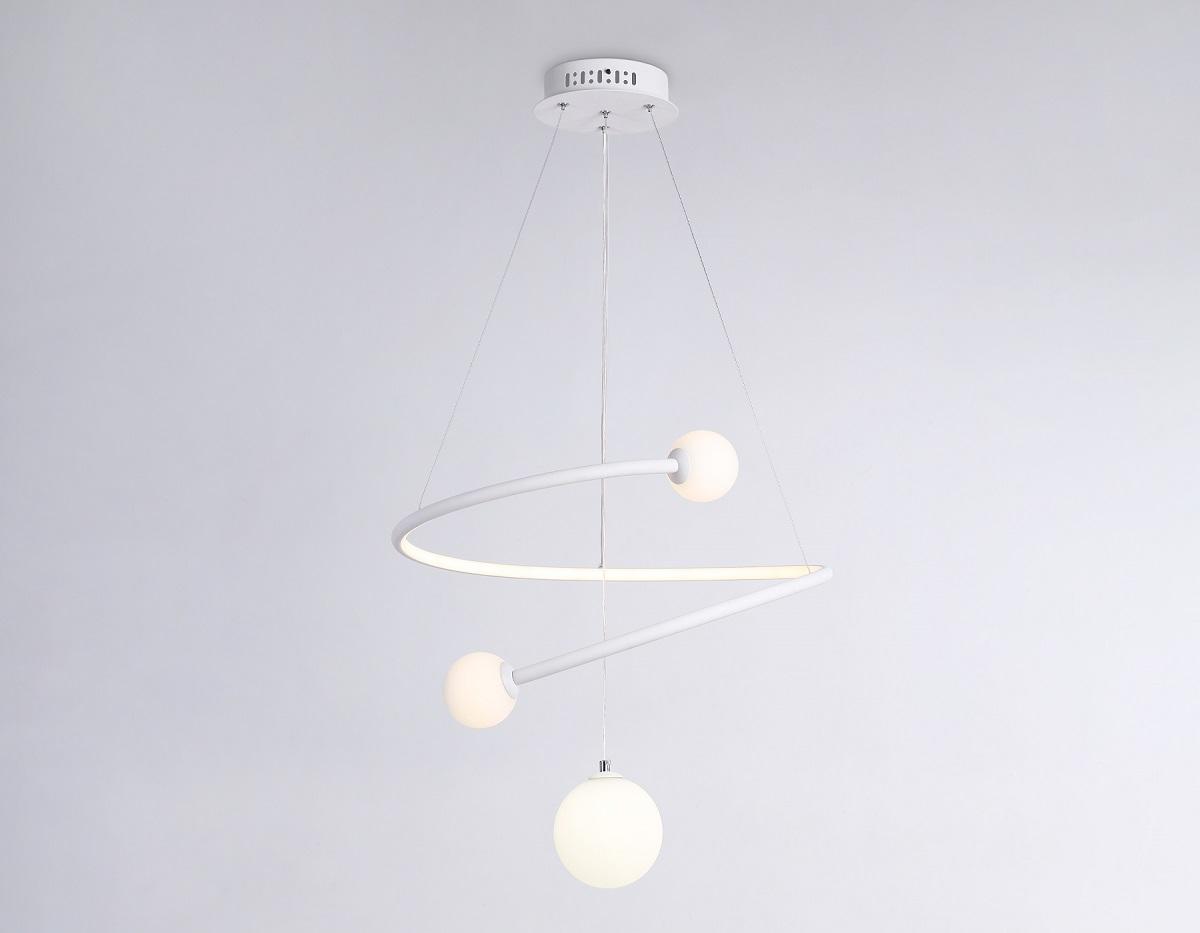 подвесной светодиодный светильник ambrella light comfort linetech fl66299