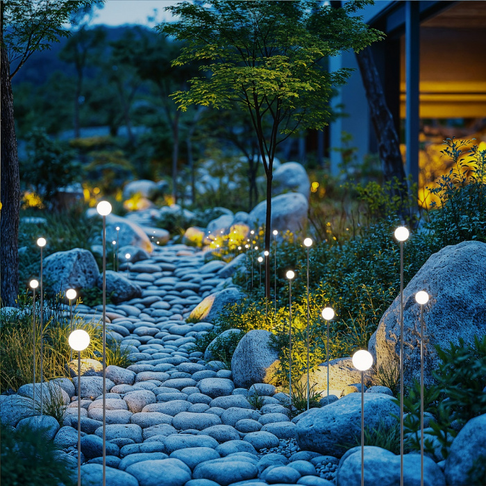 ландшафтный светильник odeon light nature notte 7123/1gl