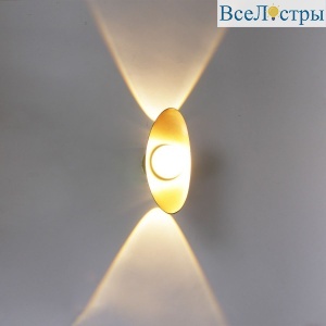 Уличный настенный светильник Reluce 86868-9.2-001JH LED7W BK+GD