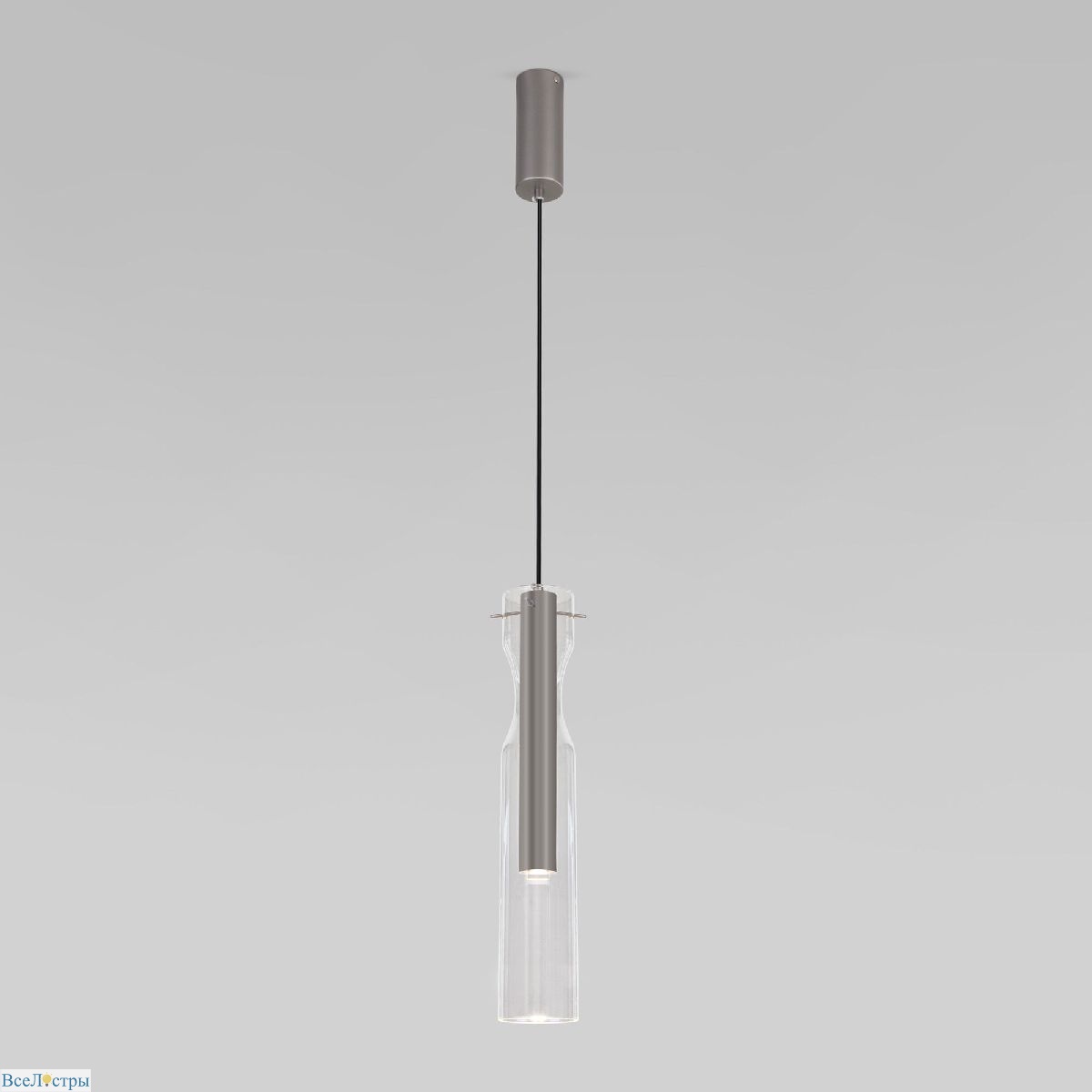 подвесной светильник eurosvet swan 50253/1 led графит a063276