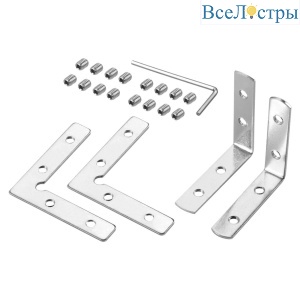 Соединительная планка угловая для шинопроводов 135304-135305 4шт Novotech Port Vector 135306