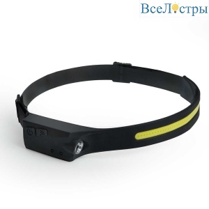 Налобный светодиодный фонарь Feron TH2310 аккумуляторный 190х30 400 лм 48525