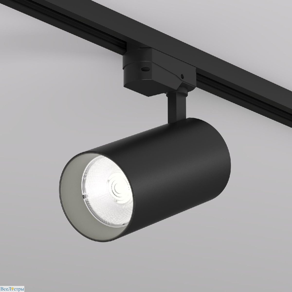 трековый однофазный светильник denkirs solid koper dk6456-bk