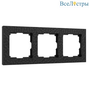 Рамка Werkel Hammer черный 4690389163449