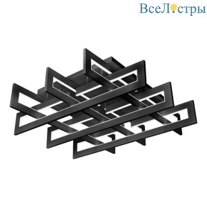 Потолочный светодиодный светильник iLedex Stalker 9082-800*800-X 192W BK