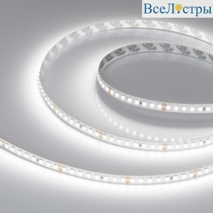 Светодиодная лента Arlight 12W/m 160LED/m 2835SMD холодный белый 5M UL-A160-8mm 24V White6000 040009