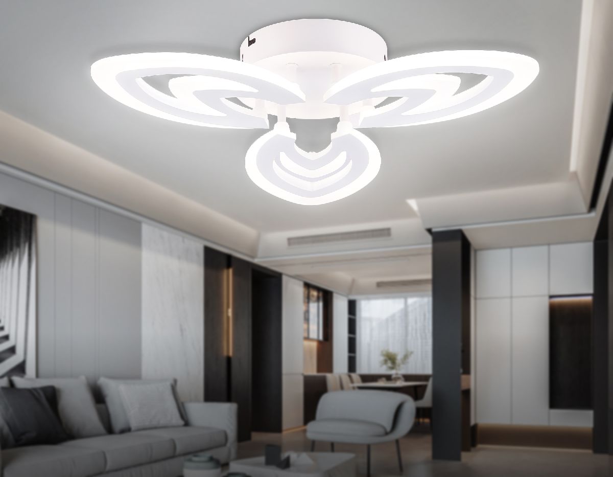 потолочная люстра ambrella light acrylica original fa4545