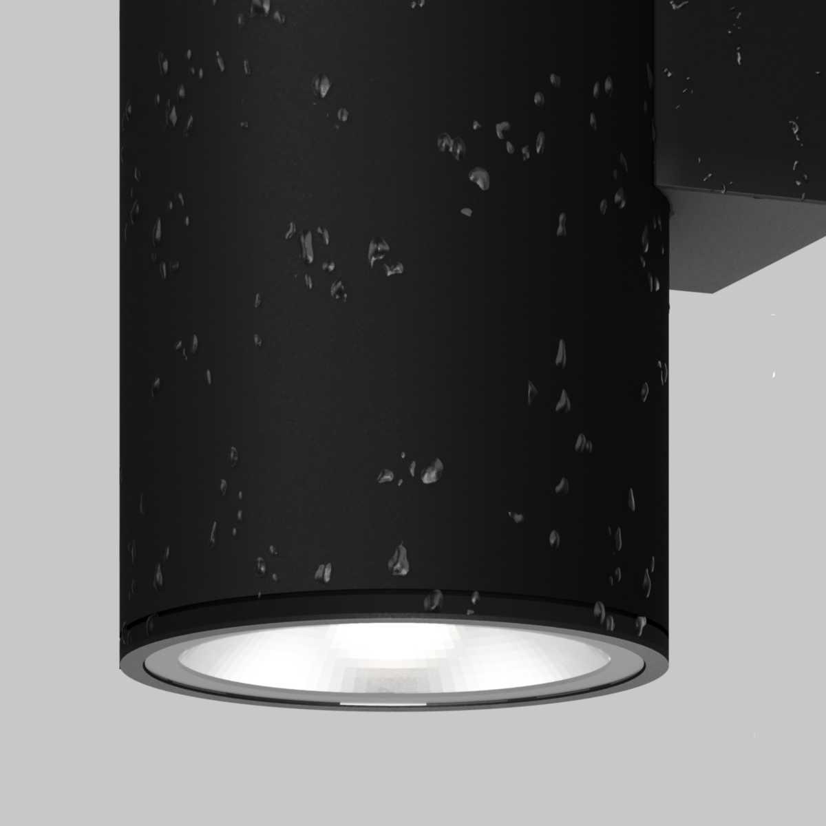 уличный настенный светодиодный светильник maytoni shim o303wl-l24gf3k
